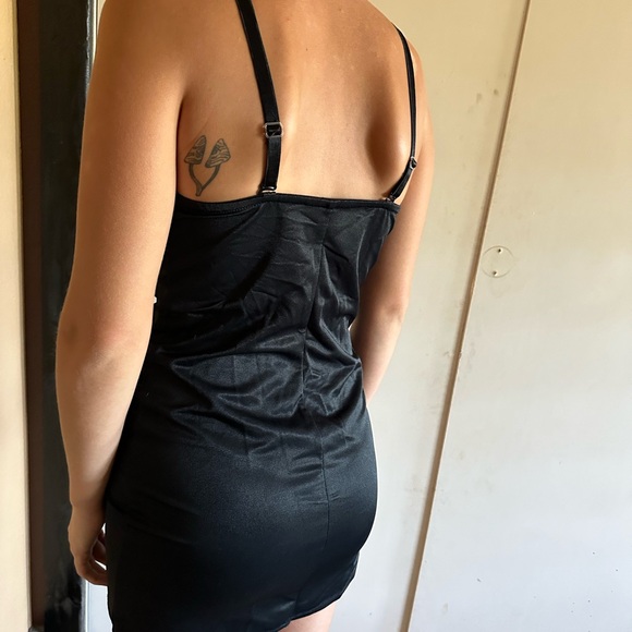 Vintage Mini black corset style dress - Picture 3 of 6